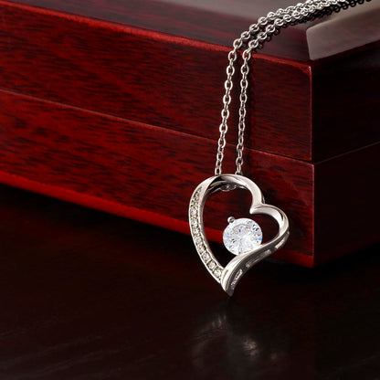 To My Beautiful Wife - Forever Love Necklace Gift Set- AHW01