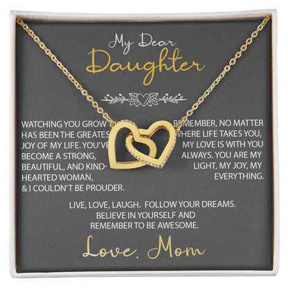 To My Daughter - Love Mom - Beautiful Gift Set - AHDM01